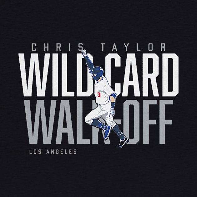 Chris Taylor Wild Card Walk-Off by Erianna Bee